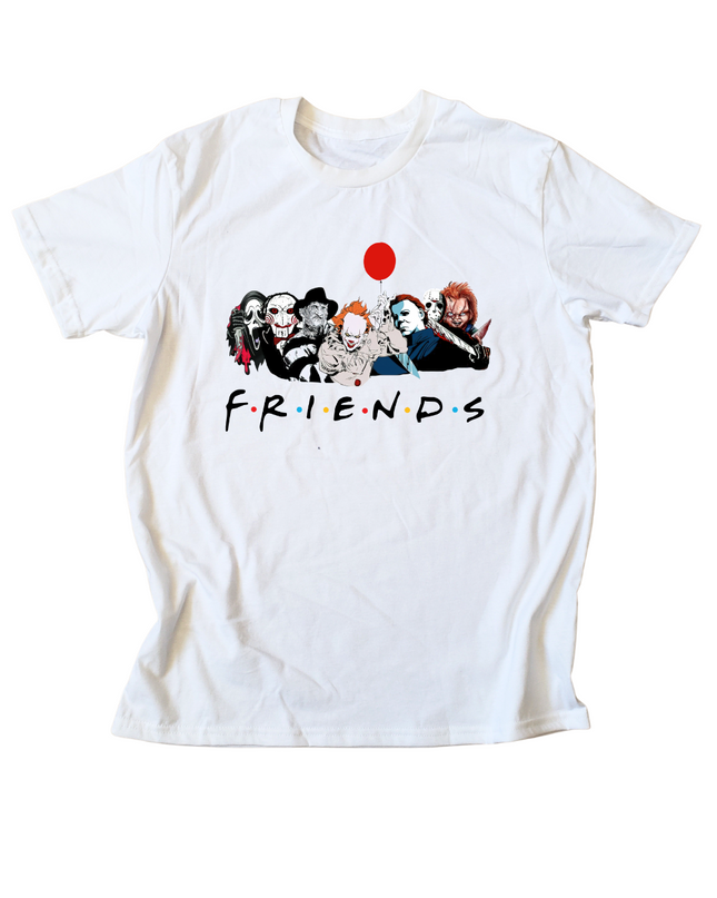Playera caballero. Friends Horror 1
