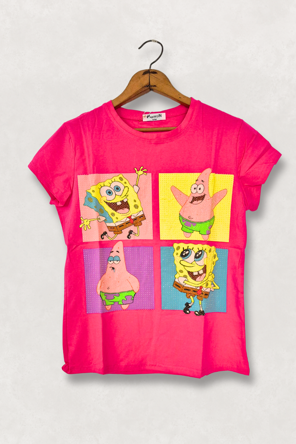 Blusa dama Pedrería. Bob esponja