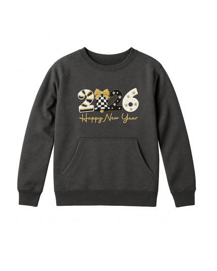 Sudadera afelpada Kids 2 a 14 años. 2026 Happy New Year
