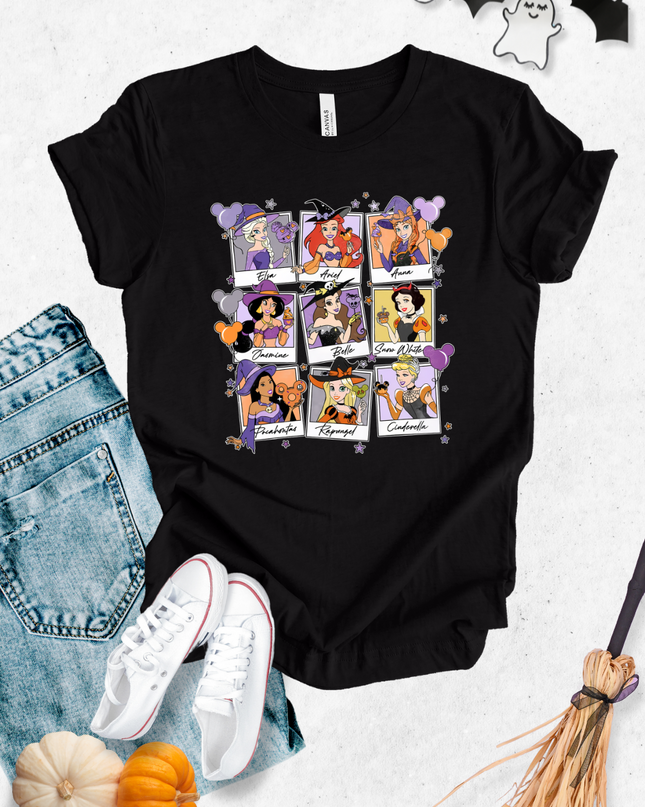 Blusa dama manga corta. Halloween princess