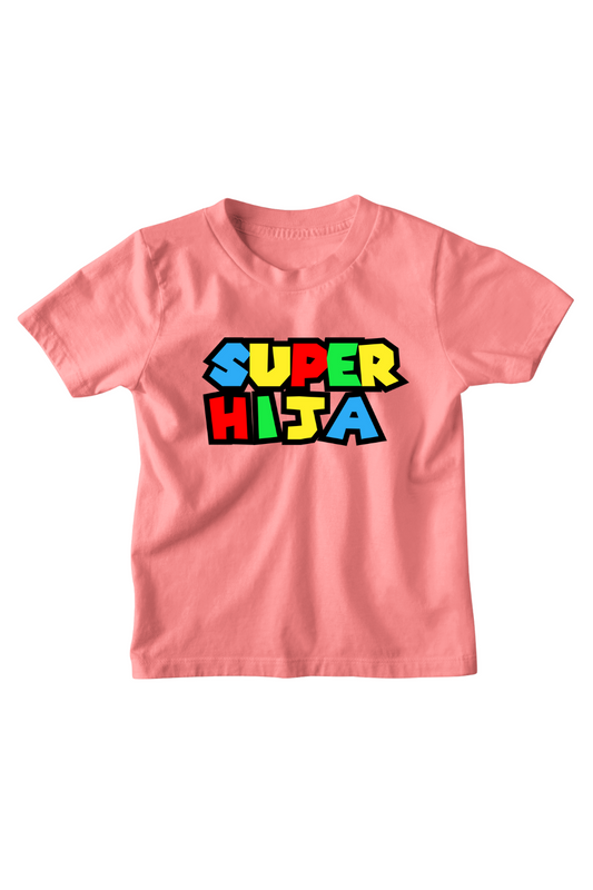 Playera Kids niña. Super hija