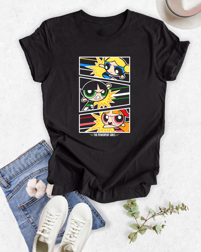 Blusa dama manga corta. Powerpuff