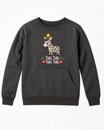 Sudadera afelpada Kids 2 a 12 años. Burrito Sabanero
