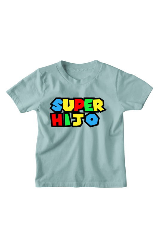 Playera Kids niño. Super hijo