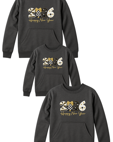 Sudadera afelpada Kids 2 a 14 años. 2026 Happy New Year