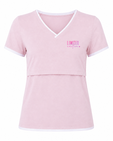 Blusa de Lactancia Doble V. Limited Edition