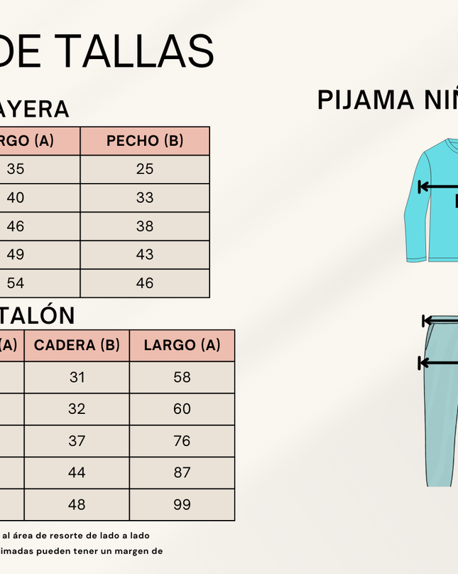 Pijama Kids 2 a 14 años. HO HO HO