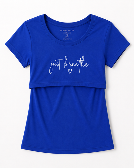 Blusa lactancia estampada. Just Breathe