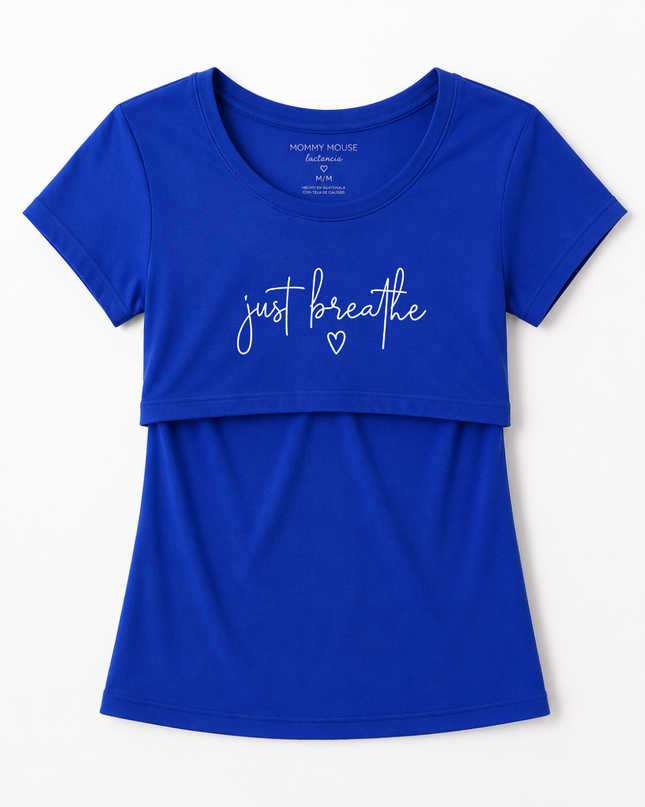 Blusa lactancia estampada. Just Breathe