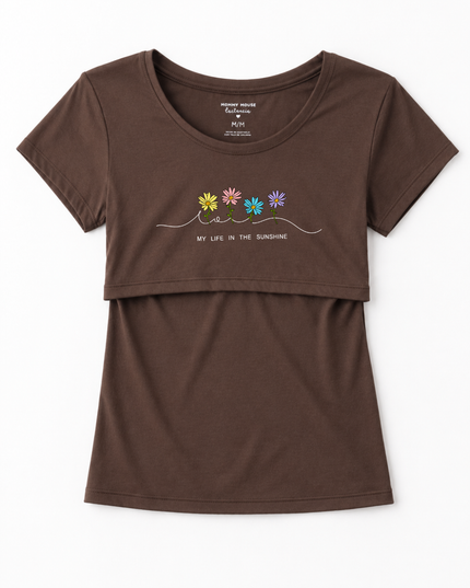 Blusa lactancia estampada. My Life in the sunshine