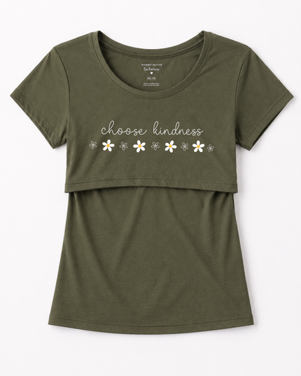 Blusa lactancia estampada. Choose Kindness