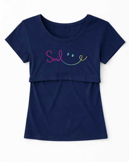 Blusa lactancia estampada. Smile Colors