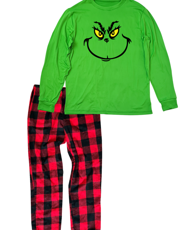 Pijama Franela Caballero. Grinchy