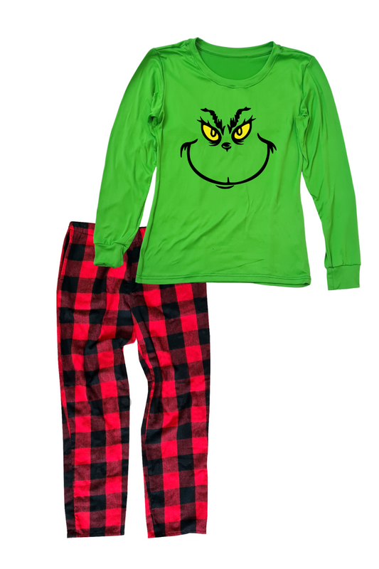 Pijama Franela Dama. Grinchy