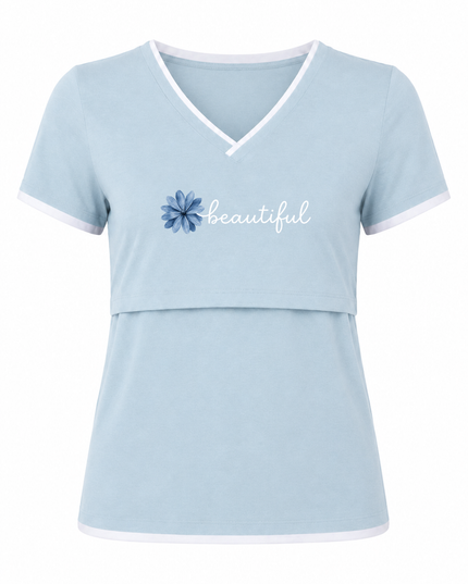 Blusa de Lactancia Doble V. Beautiful