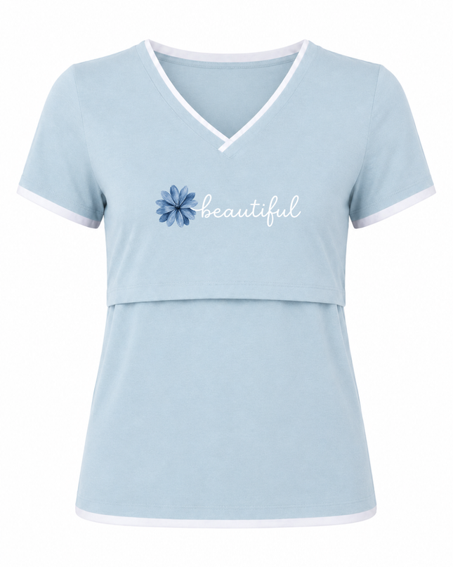 Blusa de Lactancia Doble V. Beautiful