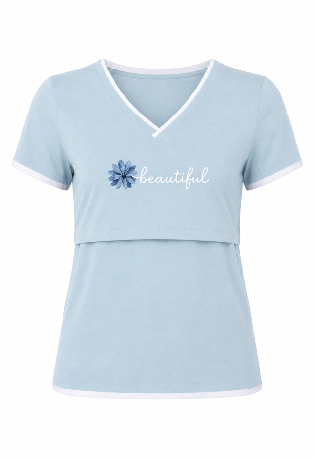 Blusa de Lactancia Doble V. Beautiful