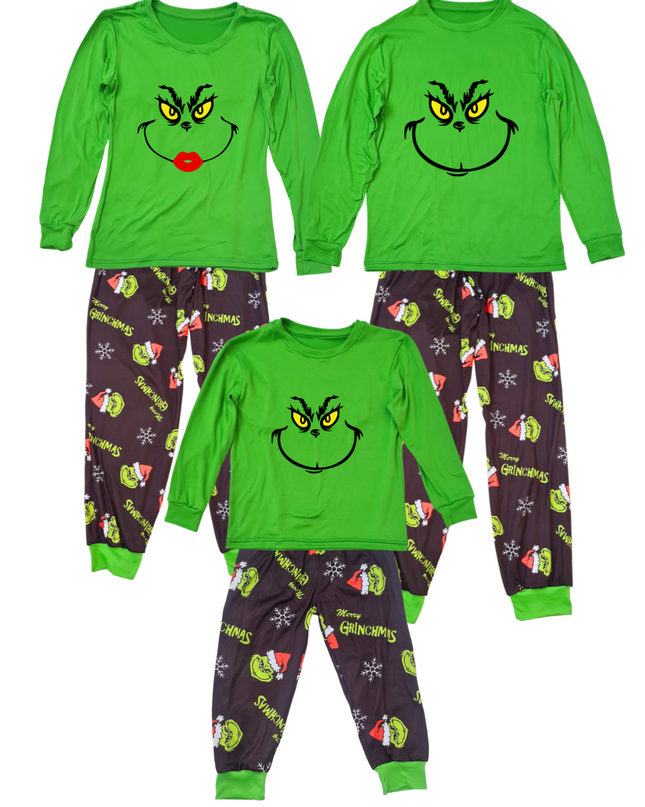 Pijama Kids 2 a 14 años. Grinchmas