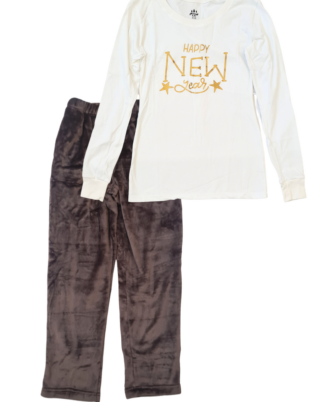 Pijama polar Dama. Happy New Year