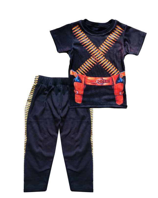 Conjunto Kids unisex 2-10 años mc. Carrillero