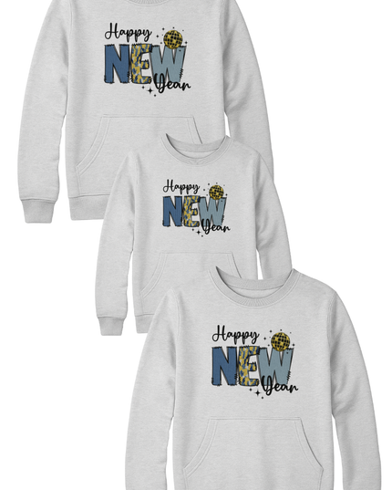 Sudadera afelpada Kids 2 a 14 años. Happy New year disco