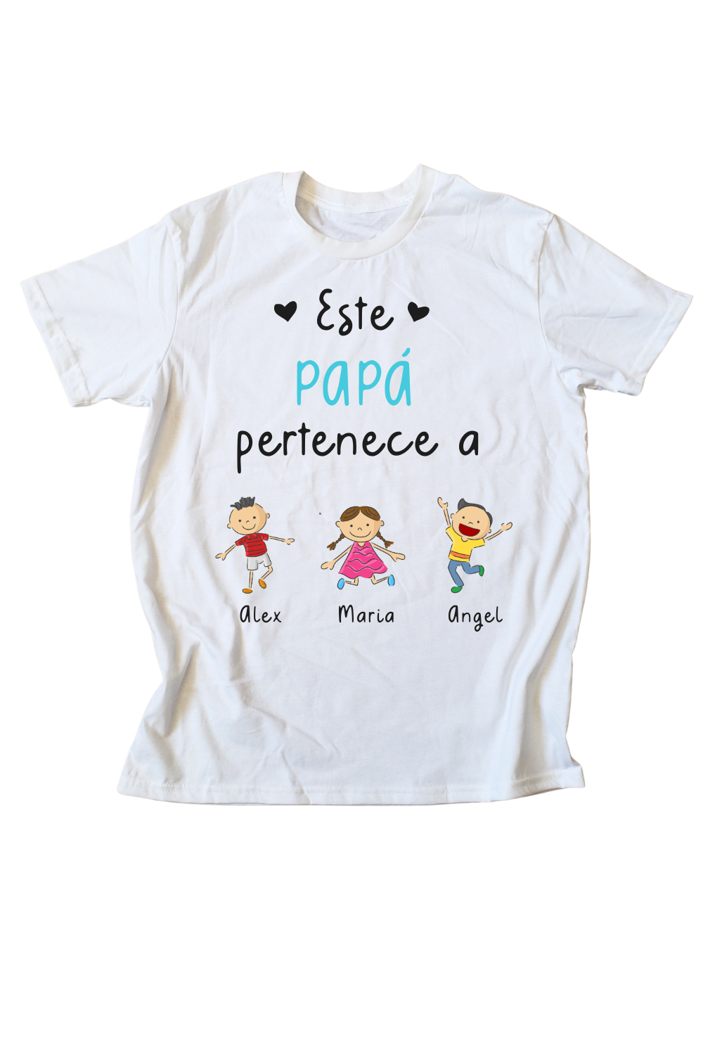 Camisetas Estampadas Papa Remeras De Papa E Hija Playeras