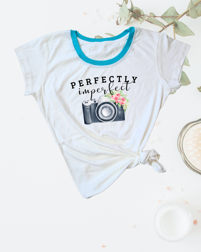 Blusa dama manga corta. Perfectly imperfect