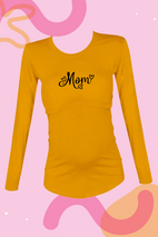 Blusa maternidad-lactancia Manga Larga. Mom love