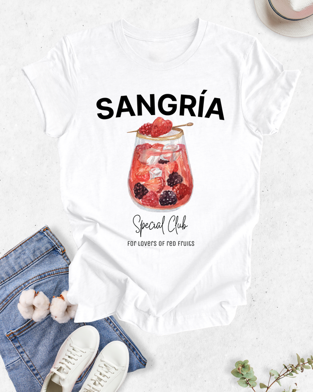 Blusa dama manga corta. Sangría