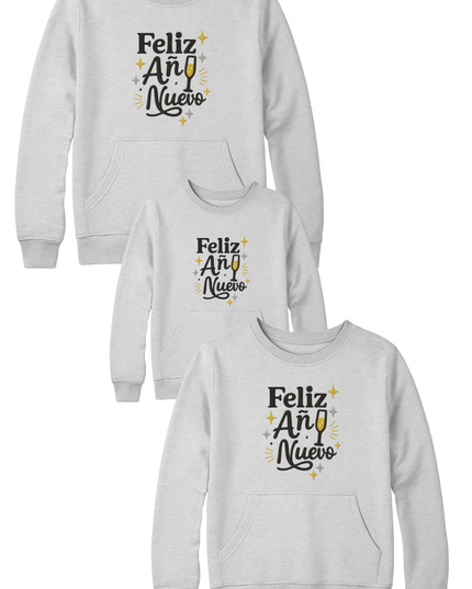 Sudadera afelpada Kids 2 a 14 años. Feliz año nuevo copa