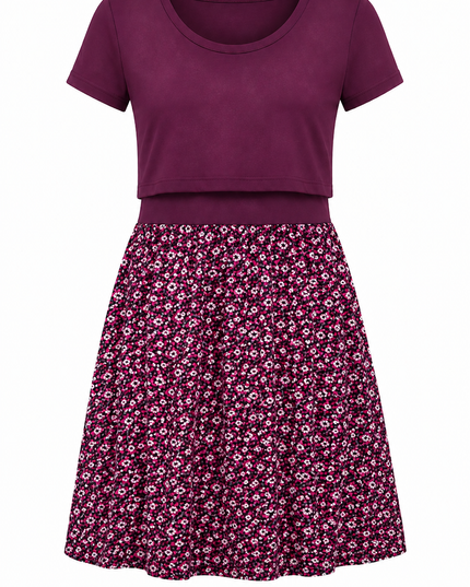 Vestido de lactancia Florencia. Vino