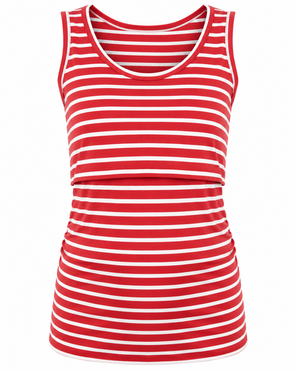 Blusa Tirante ancho Lactancia . Rayas Shedron