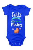 Pañalero Manga Corta niño. Feliz primer día de las madres osos