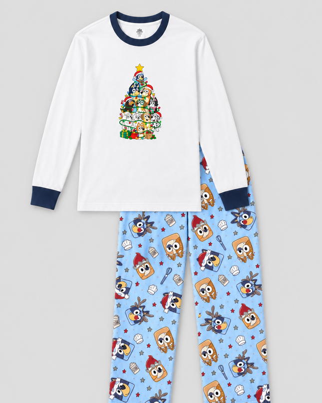 Pijama Cálida Flanel. Caballero Magic Tree dog
