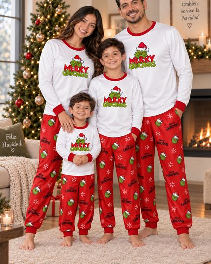 Pijama Soft 1 a 16 años. Merry Grinchmas