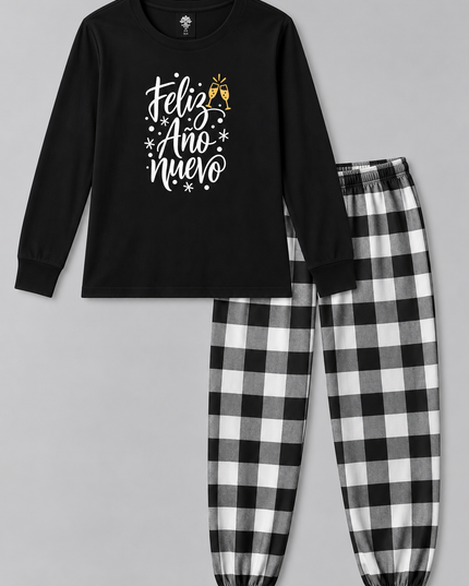 Pijama Soft Ligera Dama. Feliz Año Nuevo