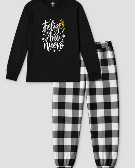 Pijama Soft Ligera Caballero. Feliz Año Nuevo