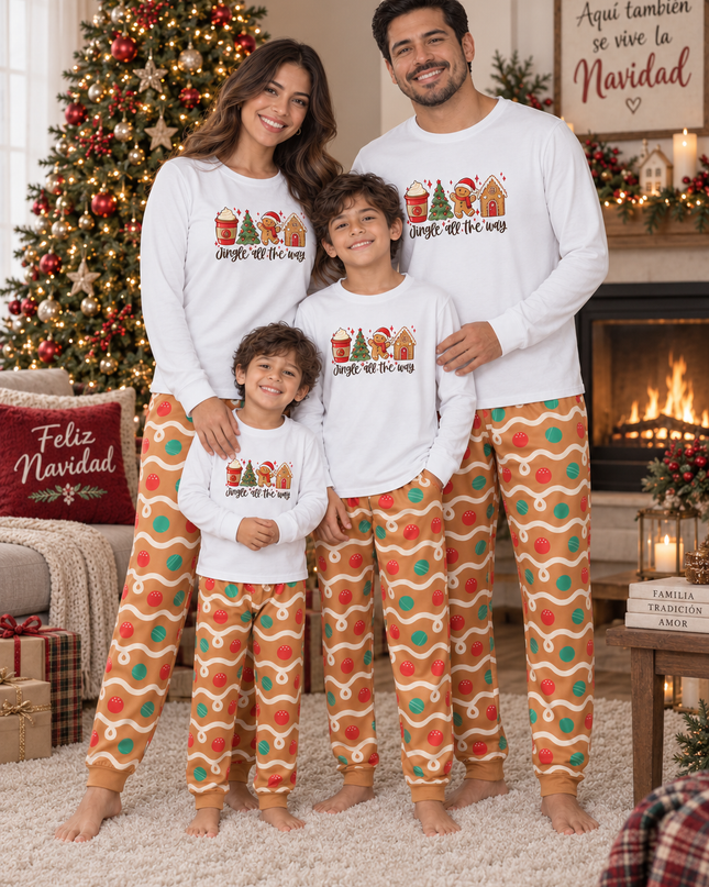 Pijama Soft Ligera Caballero. Jingle Jengibre