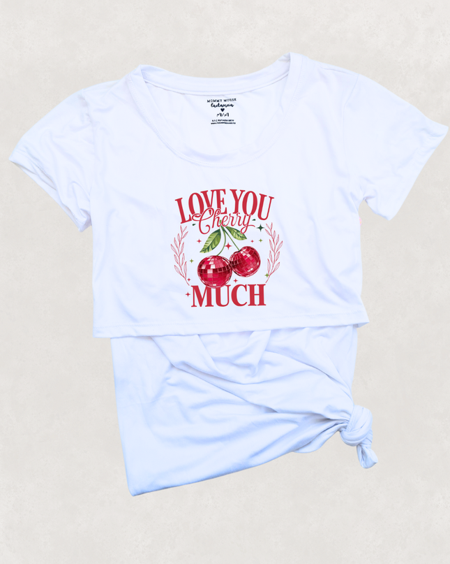 Blusa maternidad-lactancia mc estampada. Cherry Much