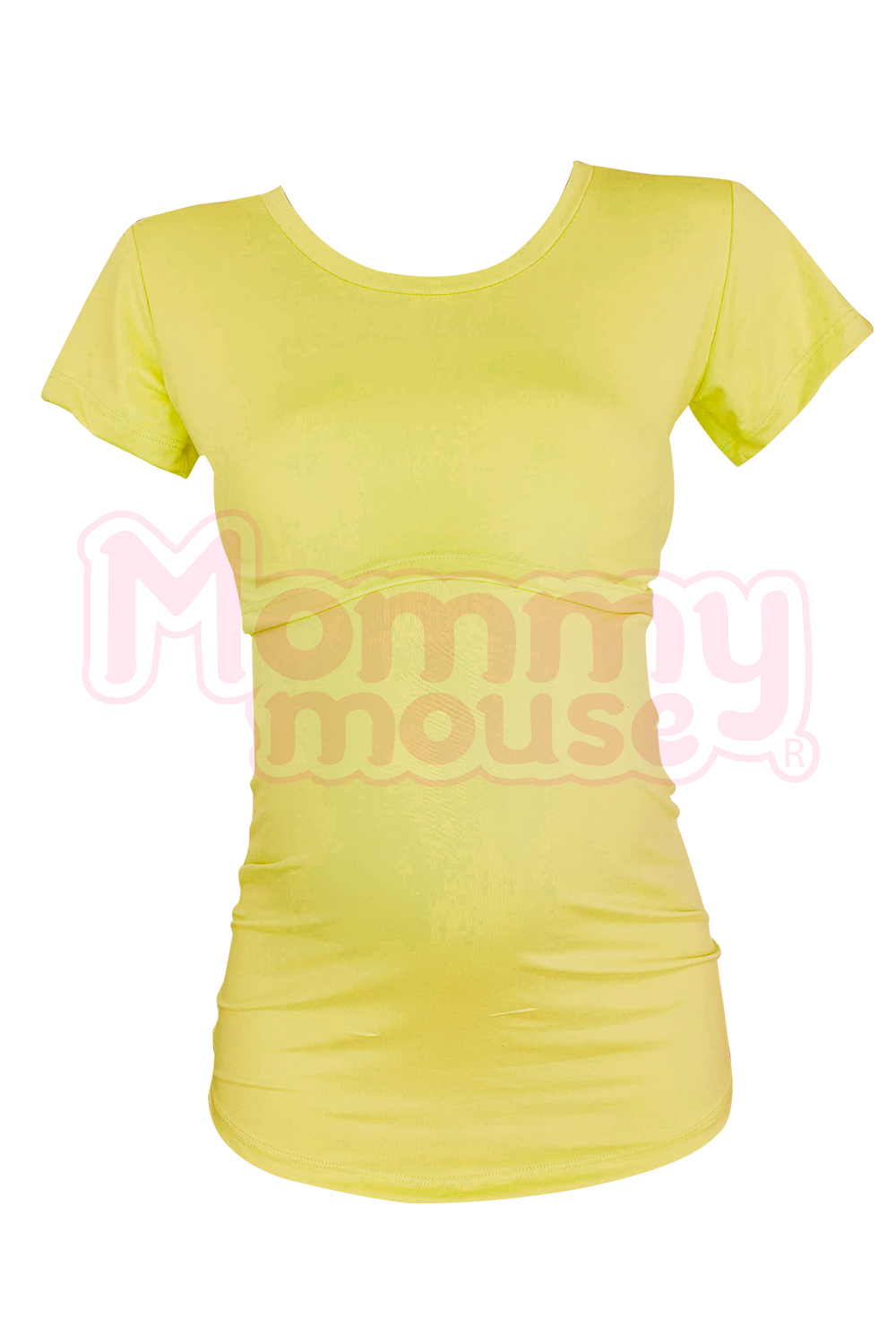 Blusa maternidad-lactancia. Amarillo paja