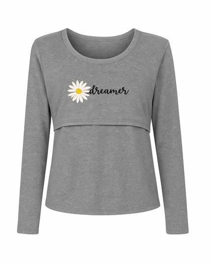 Blusa lactancia Manga Larga. Dreamer daisy