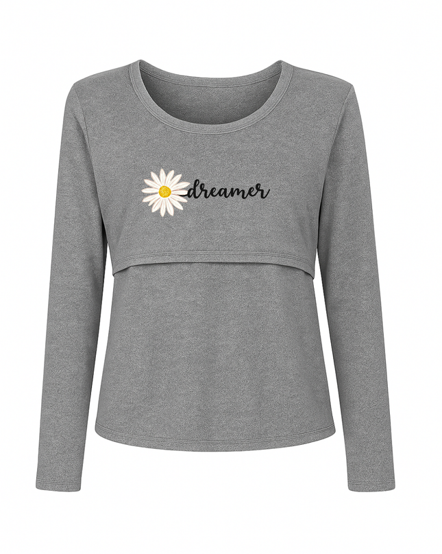 Blusa lactancia Manga Larga. Dreamer daisy