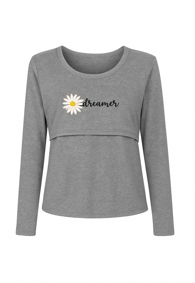 Blusa lactancia Manga Larga. Dreamer daisy