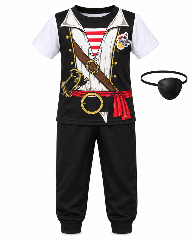 Conjunto Pirata. 4 a 8 años