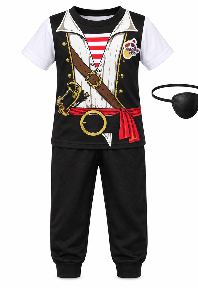 Conjunto Pirata. 4 a 8 años