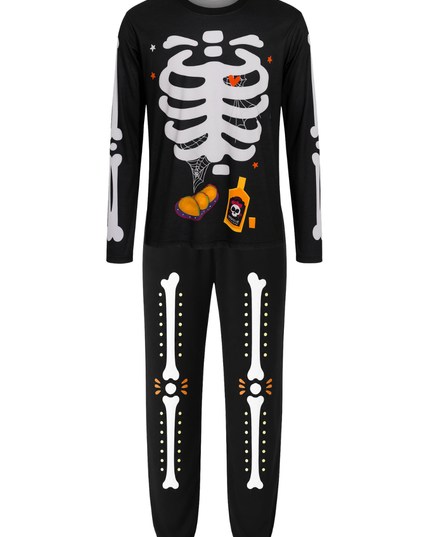 Pijama Caballero. Esqueleto Día de muertos (PREVENTA)