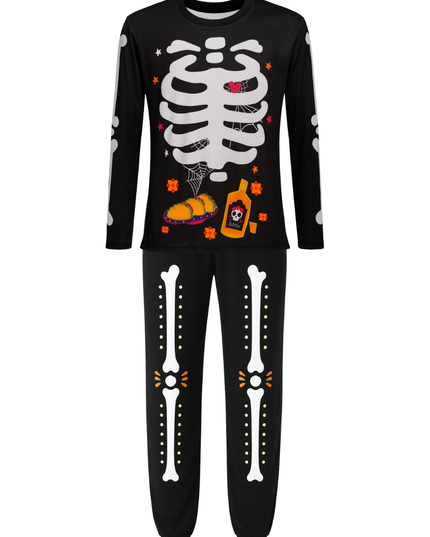 Pijama Dama. Esqueleto Día de muertos (PREVENTA)