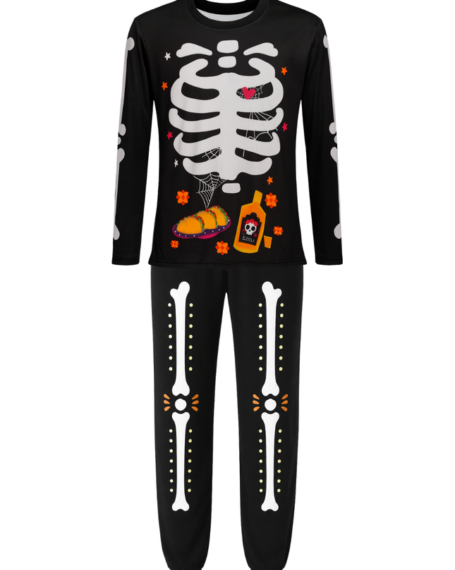 Pijama Dama. Esqueleto Día de muertos (PREVENTA)