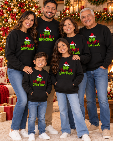 Sudadera afelpada Unisex. Merry Greenmas