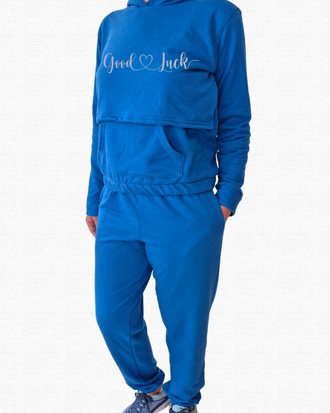 Set de Lactancia Sudadera y Pants . Good Luck